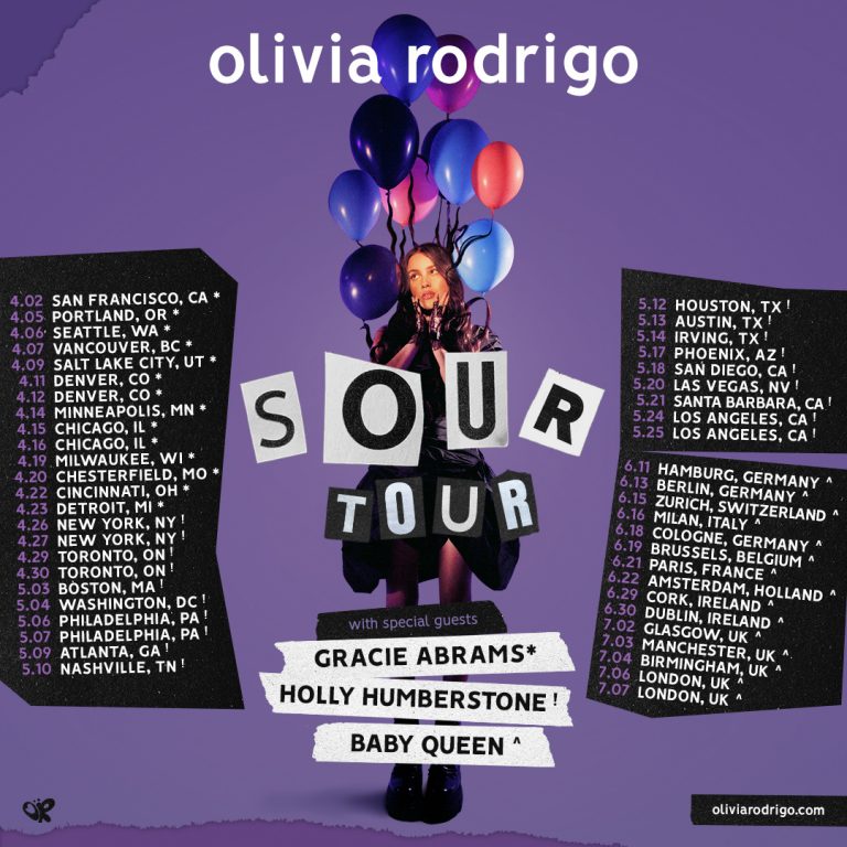 Just Announced: Olivia Rodrigo – SOUR Tour