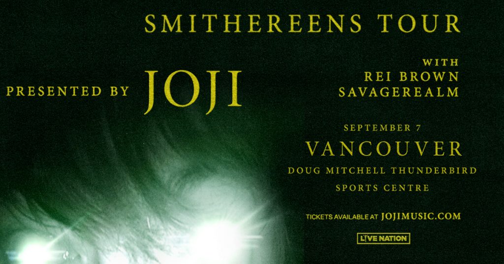 Joji Announces the SMITHEREENS Tour